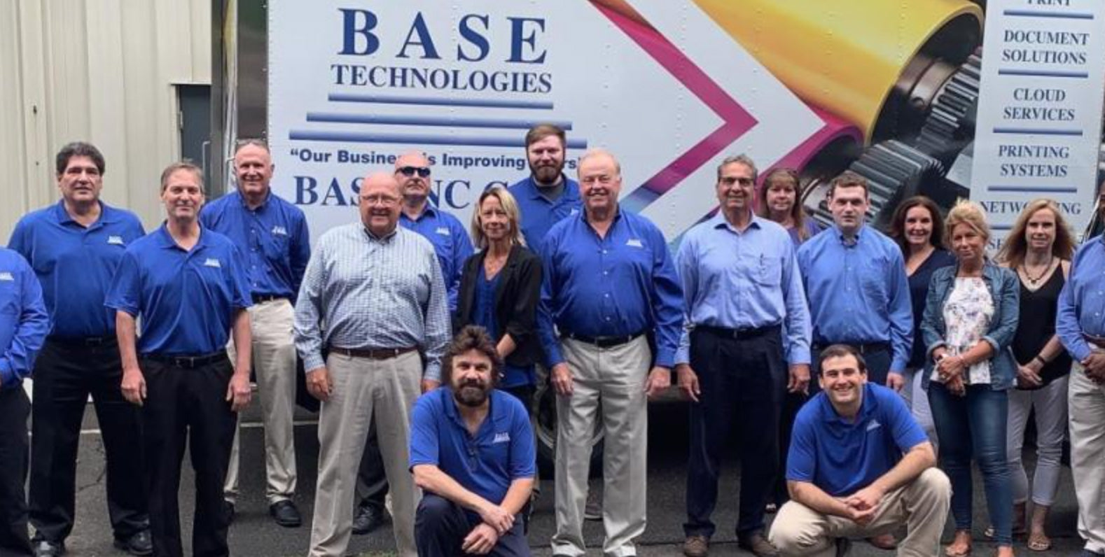 A group picture of the BASE Technologies team.  