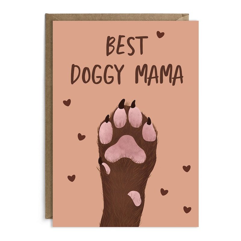 Kaart Best Doggy Mama