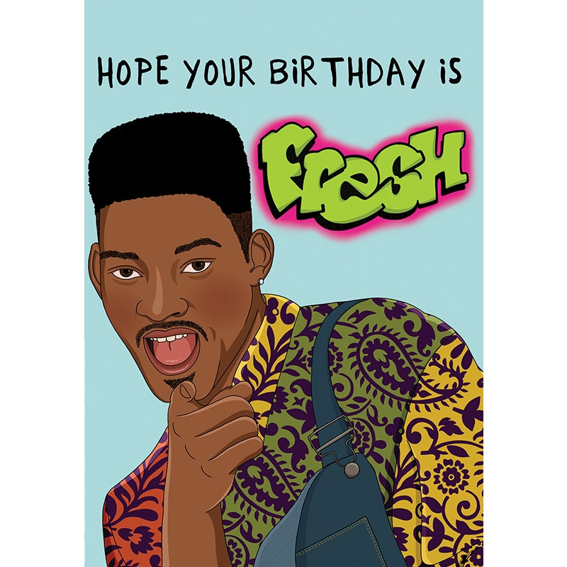 Kaart Hope Your Birthday is Fresh