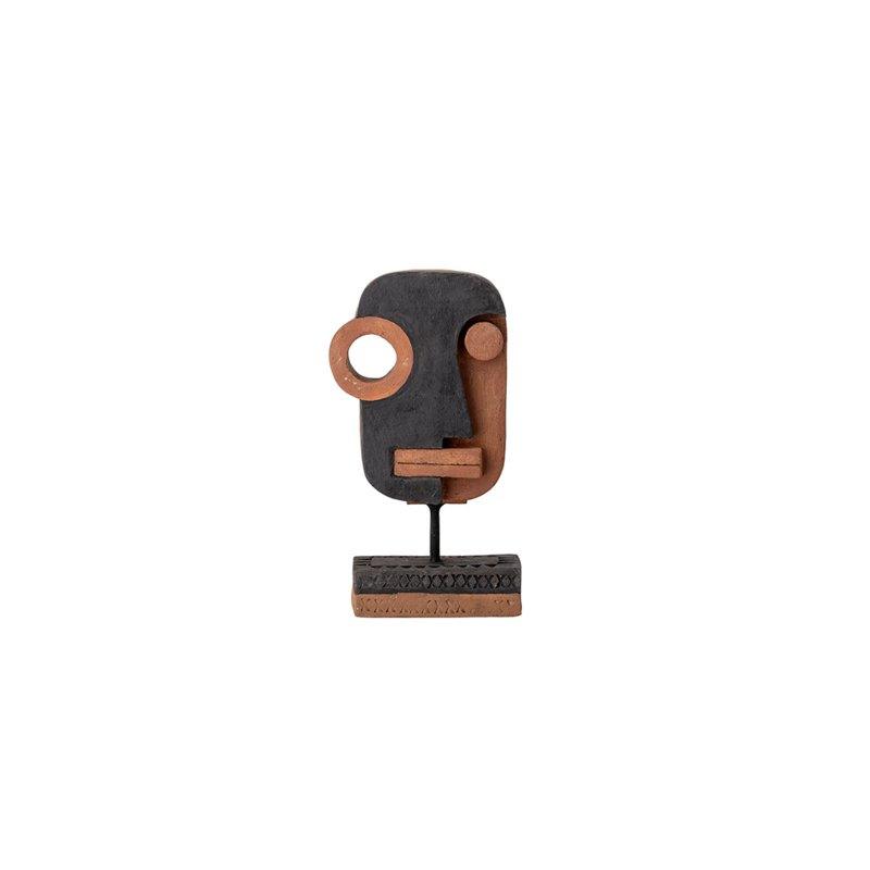 Bloomingville Decoratief figuur Kazo | Terracotta Zwart