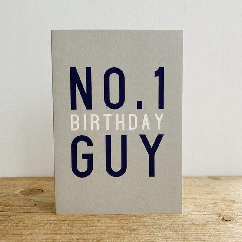 Kaart No 1 Birthday Guy