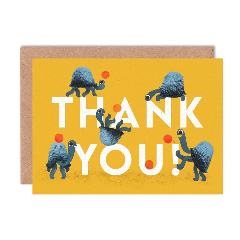Kaart Thank You | Schildpad