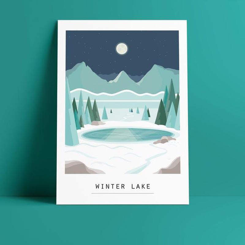 Kaart Winter Lake