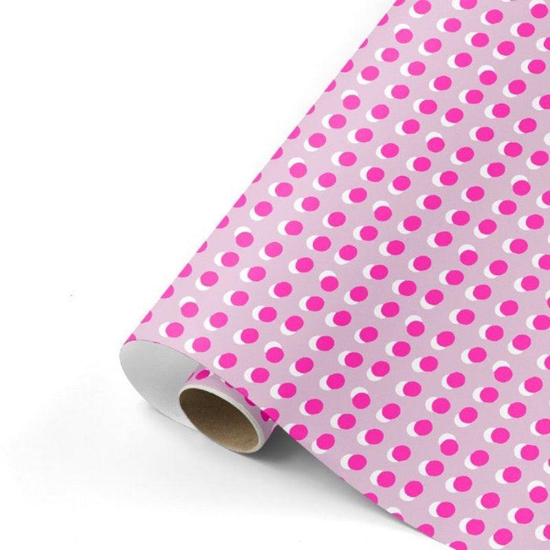 Studio Stationery Kadopapier Dots | Roze | 70x200 cm