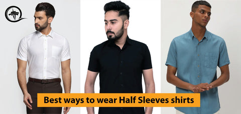 half shirt for men