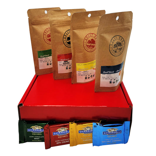 Coffee Gift Box Set 2 assorted coffees +1 French Press Coffee an