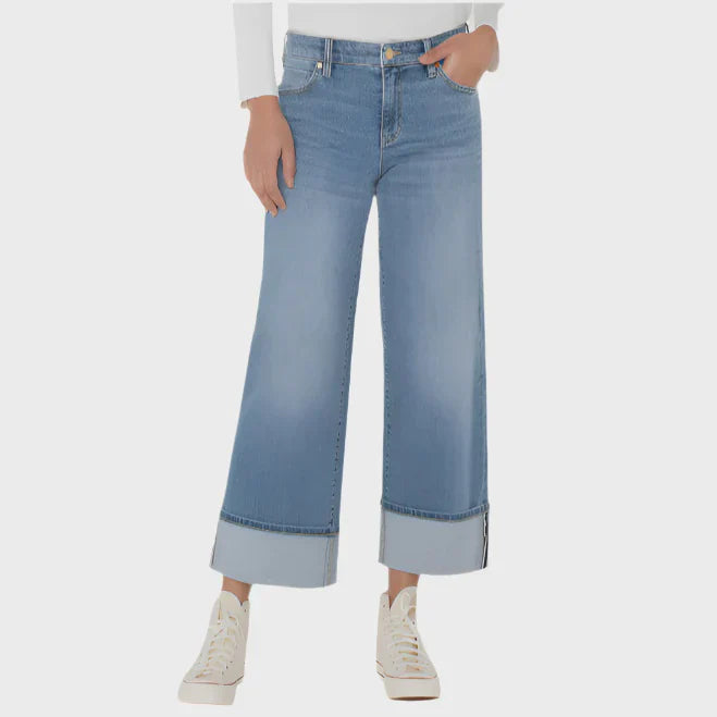 Liverpool Morgan Cuffed Wide Leg