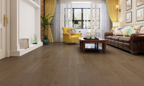 Engineered wood White Oak Nouveau 7 in color Tapestry