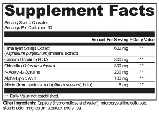 CheleX Nutrition Facts