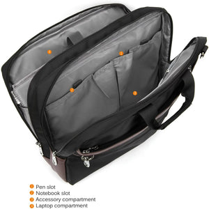 15.6 inch/17.3 inch Convertible Backpack Laptop Messenger Bag Shoulder Bag Multi-Functional - iDeliverd