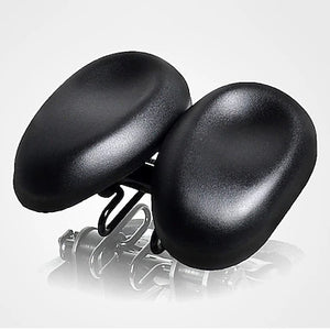 Acacia Bike Saddle / Bike Seat Ergonomical Dual Pad Adjustable Extra Wide - iDeliverd