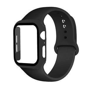 Watch Band for Apple Watch Series 8 7 6 5 4 3 2 1 SE Silicone Replacement Strap Breathable Sport Band Wristband - iDeliverd