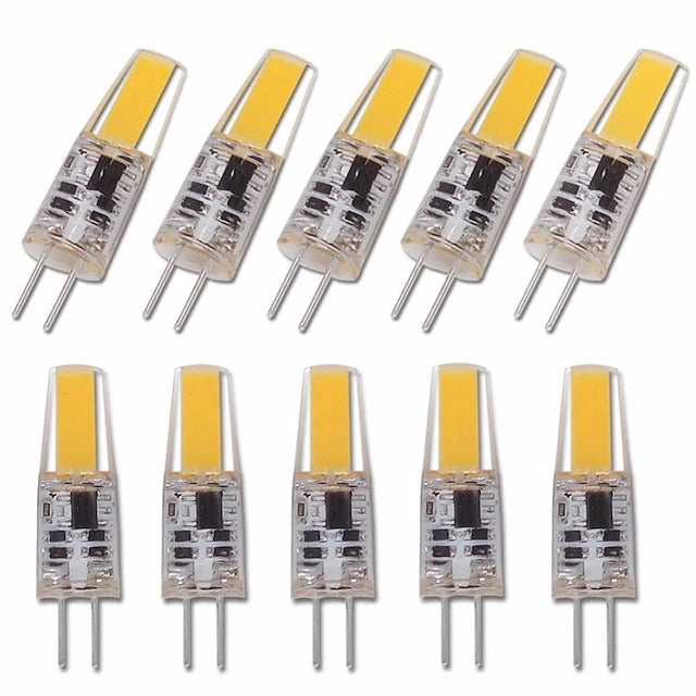 10pcs LED G4 Bulb AC/DC12-24V COB LED Light Replace Traditional of Halogen