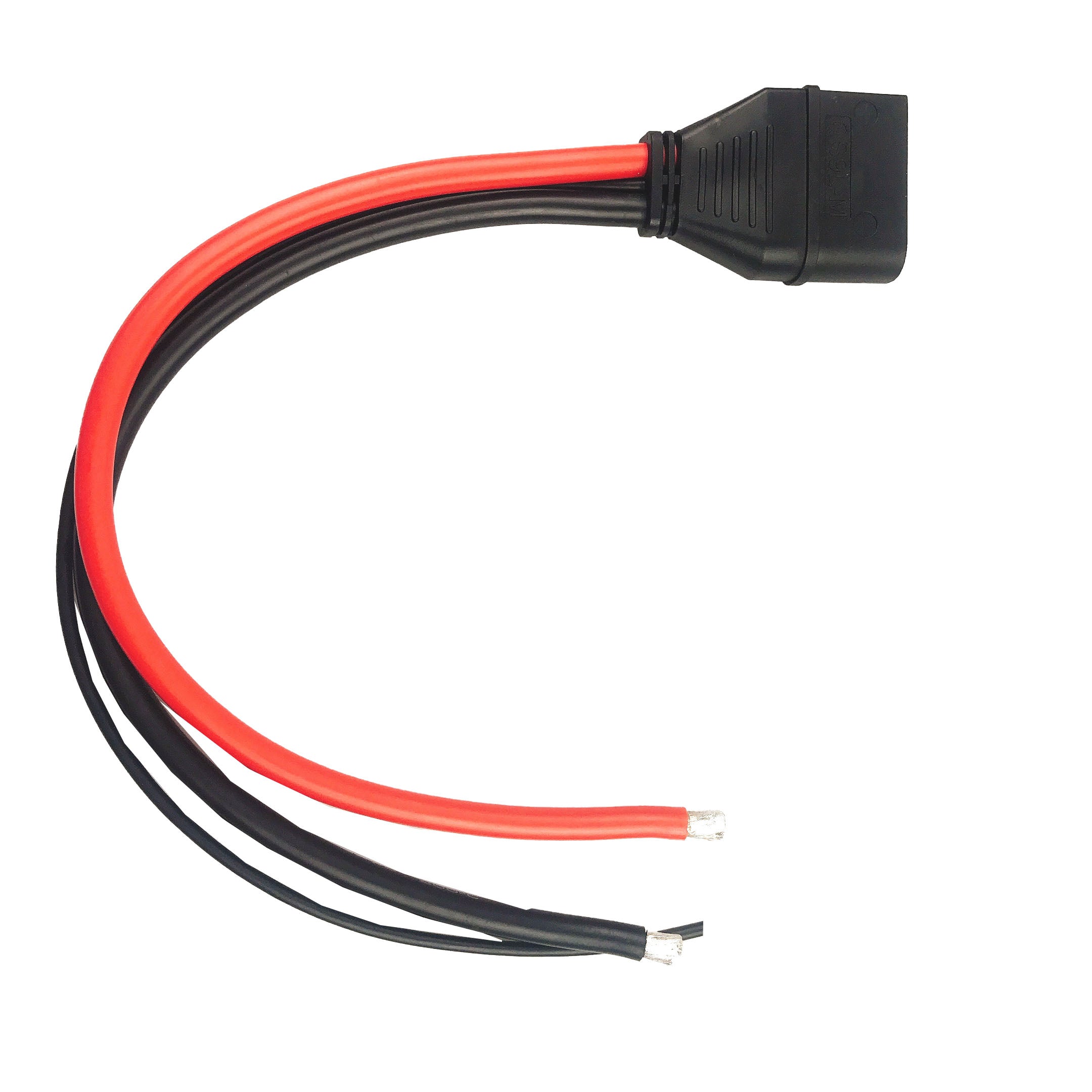QS9-L Male Antispark connector with 6AWG Wire tinned end QIUSHANG