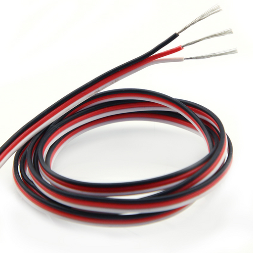 3 Pole JR Colored Servo Micro Lite Wire 30 Gauge