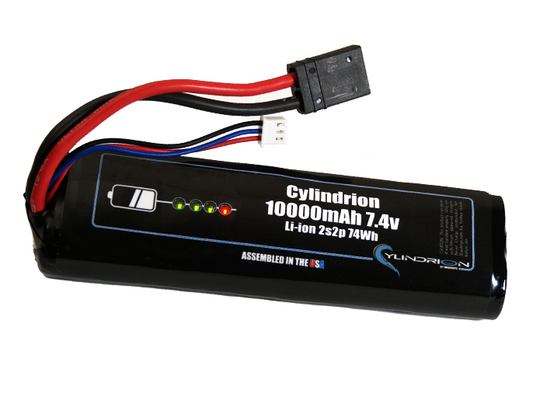 LiPo 6500 2S 7.4v Dual Core RC Battery Pack – MaxAmps Lithium Batteries