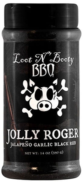 Loot N’Booty Bbq Jolly Roger - Nero, sorprendente con Jalapeno e Aglio
