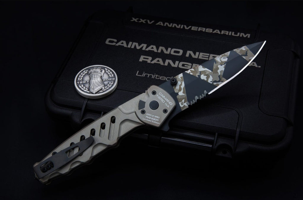 EXTREMA RATIO | CAIMANO NERO N.A. RANGER XXV ANNIVERSARIUM LIMITED EDITION