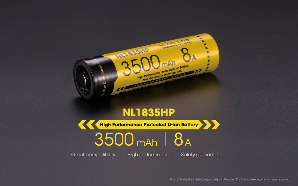 NITECORE | NL1835HP - Batteria Li-ion 18650