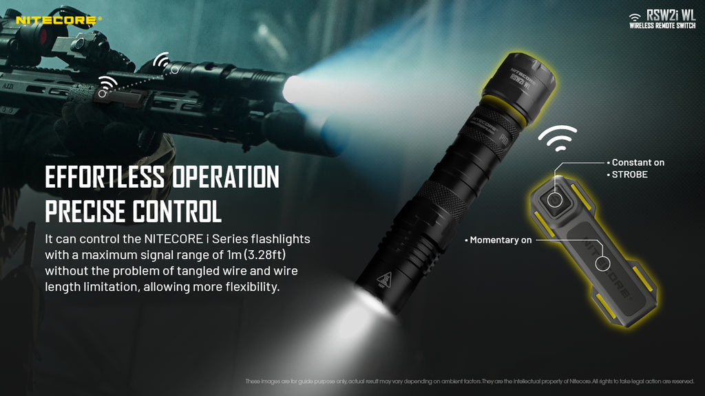 NITECORE | RSW2i WL - Controllo remoto wireless per torce