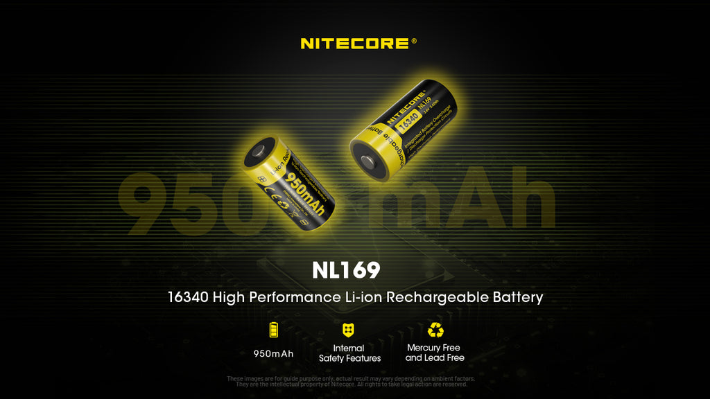 NITECORE | NL169 - Batteria Li-ion 16340