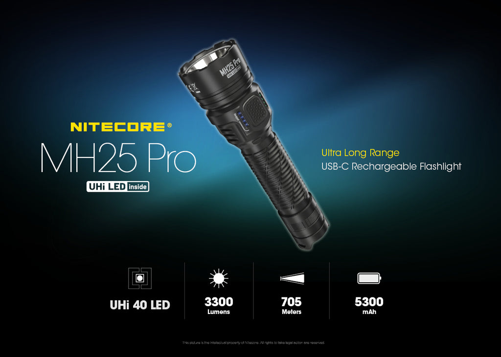 NITECORE | MH25 PRO - Torcia Palmare da 3300 Lumens