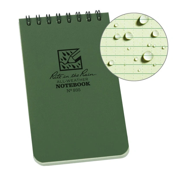 RITE IN THE RAIN | TOP SPIRAL NOTEBOOK 935 - Block notes impermeabile