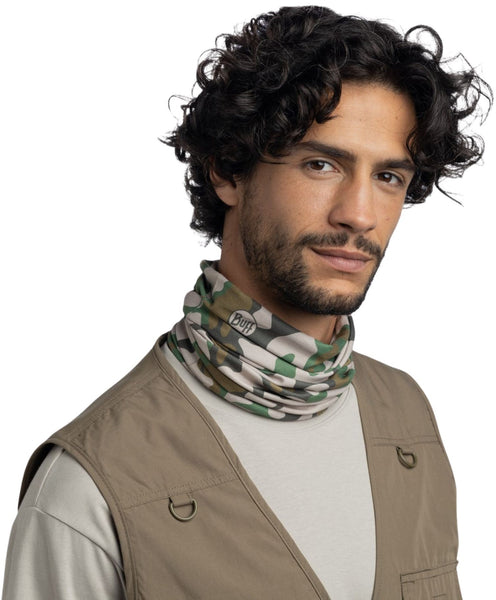 BUFF | COOLNET UV NECKWEAR - ENOB KHAKI - Scaldacollo con protezione solare