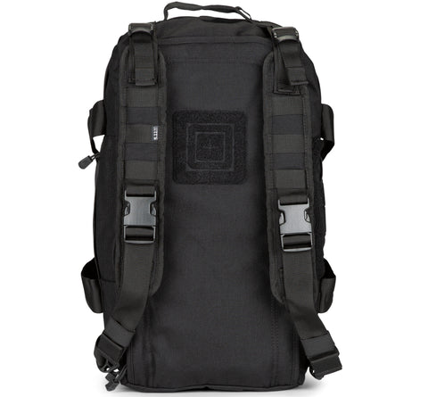 Vista spallacci della rush lbd nera di 5.11 tactical