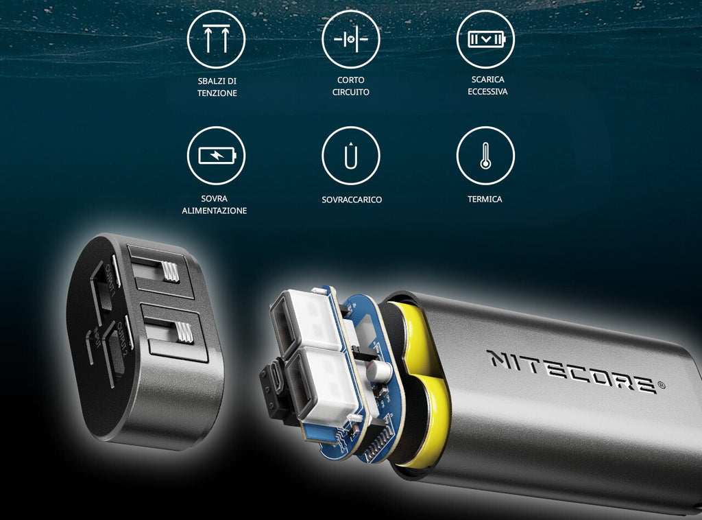 Nitecore | NPB2 - Power Bank da 10.000 mAh