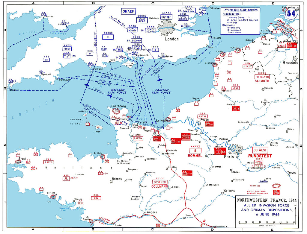 Piano d'invasione alleato durante il D-Day, Foto di wikipedia