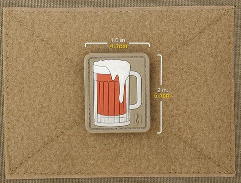 PATCH VELCRO MAXPEDITION PVC - BEER MUG