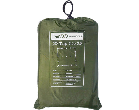 tarp dd tarp 3.5x3.5 forest green in edizione limitata