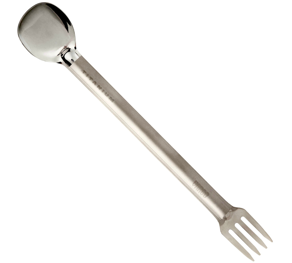 VARGO | TITANIUM LONG-HANDLE FORK-N-SPOON - Spork con manico lungo