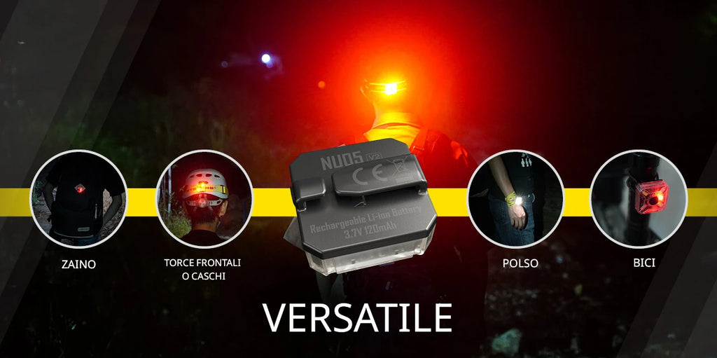 Nitecore | NU05 V2 - Segnalatore luminoso versatile Ultralight