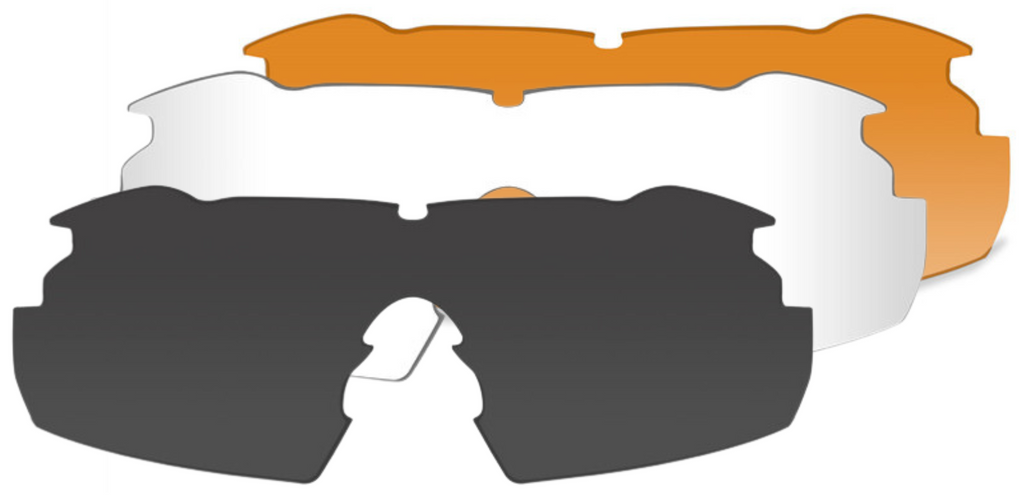 WILEYX | WX VAPOR COMM Mod 3562 - Occhiali balistici con 3 set di lenti