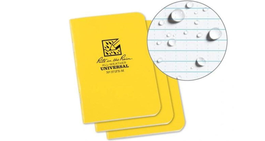 RITE IN THE RAIN | STAPLED NOTEBOOK 371FX-M - Block notes impermeabile (Pack da 3)