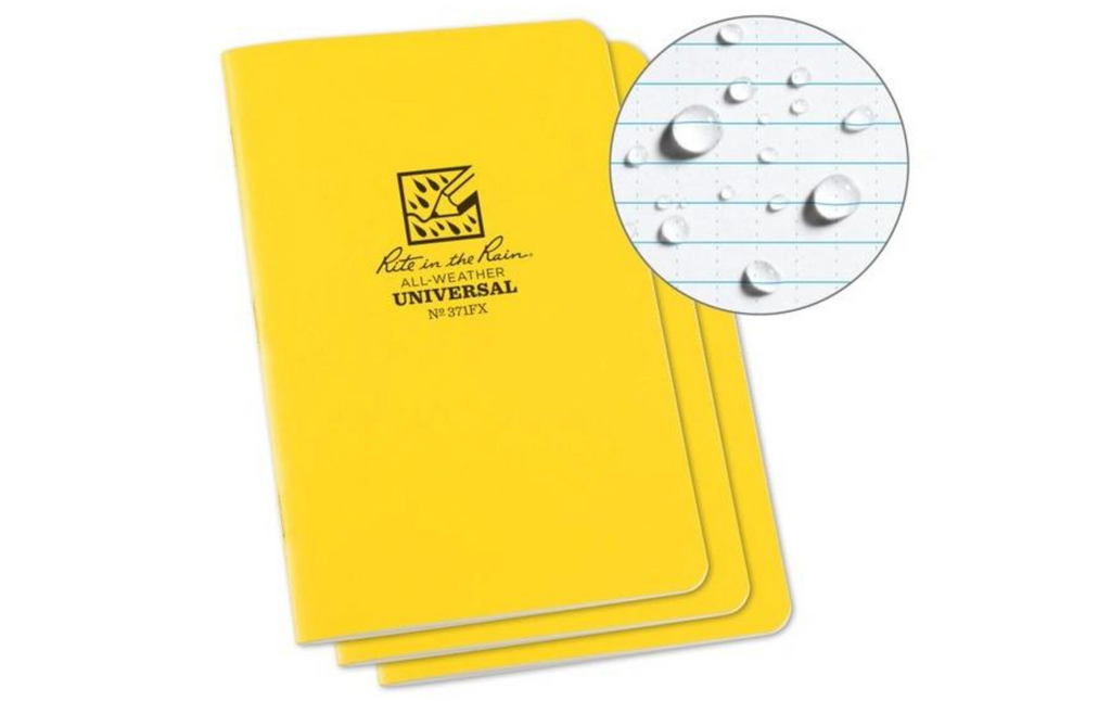 RITE IN THE RAIN | STAPLED NOTEBOOK 371FX - Block notes impermeabile (Pack da 3)