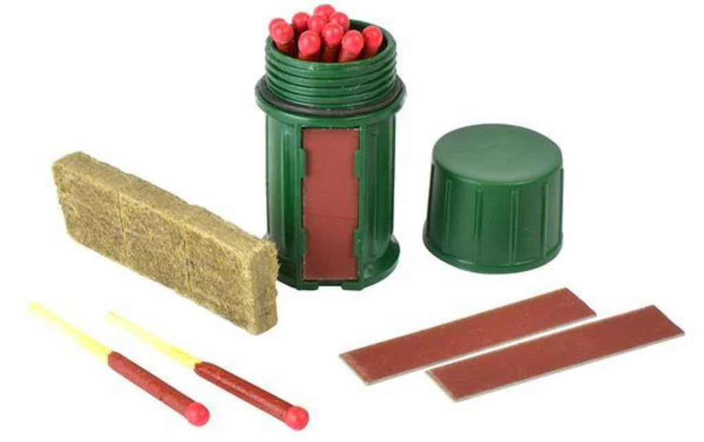 UCO | FIRE STARTING KIT -  Fiammiferi antivento con esca e custodia