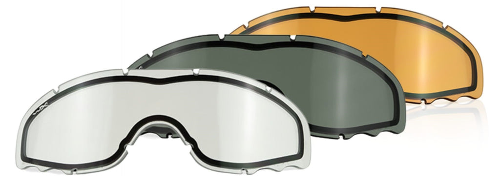 WILEYX | SPEAR DUAL LENS Mod SP293DLB - Maschera balistica con 3 set di lenti