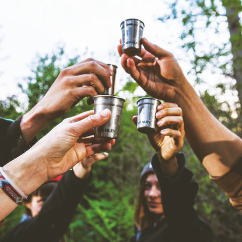 STANLEY ADVENTURE PRE-PARTY SHOT GLASS + FLASK SET