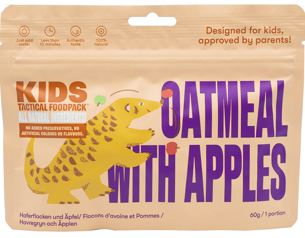 Tactical Foodpack | KIDS Oatmeal with Apples - Farina d'avena e mele