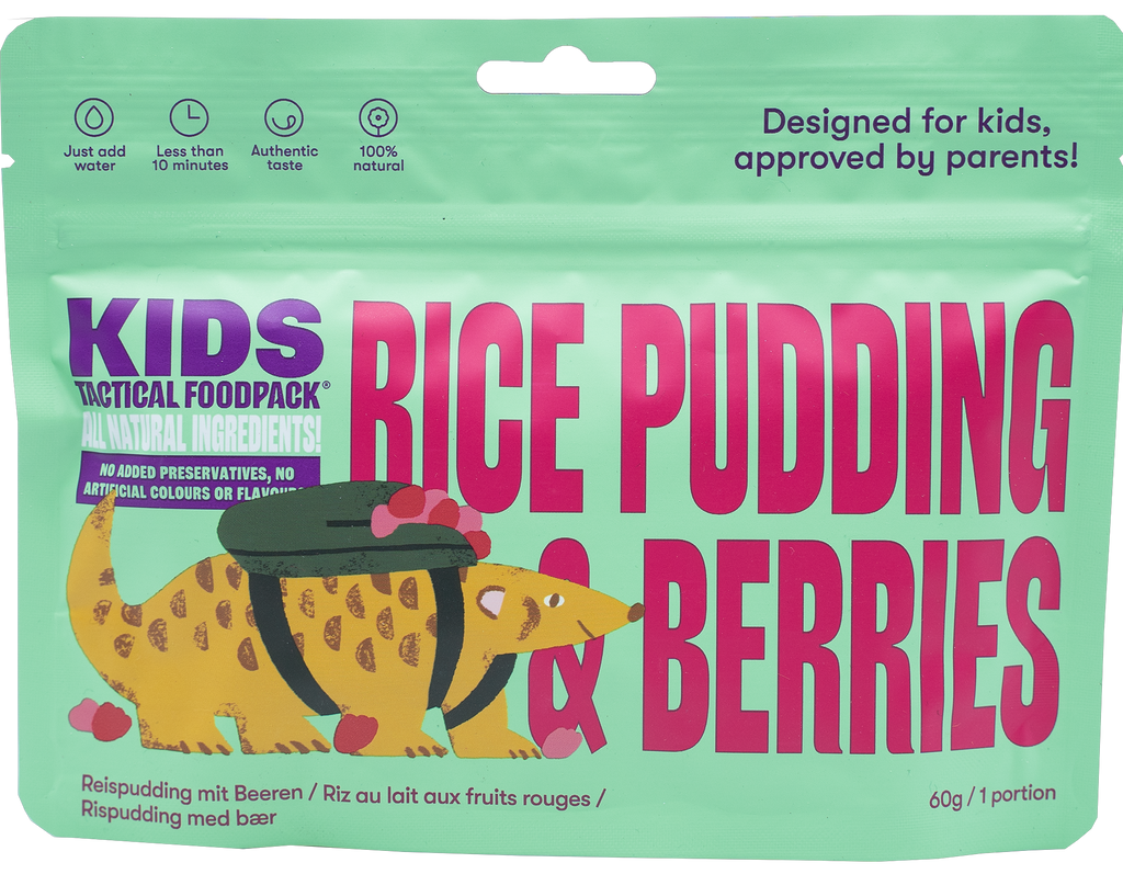 Tactical Foodpack | KIDS Rice Pudding and Berries - Porridge riso e frutti di bosco