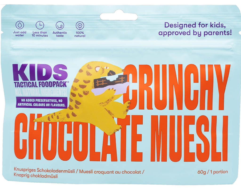 Tactical Foodpack | KIDS Crunchy Chocolate Muesli - Muesli croccante al cioccolato
