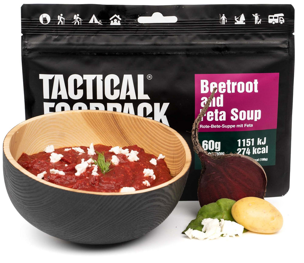 Copia del Tactical Foodpack | Beetroot and Feta Soup 60g - Zuppa di barbabietole e feta