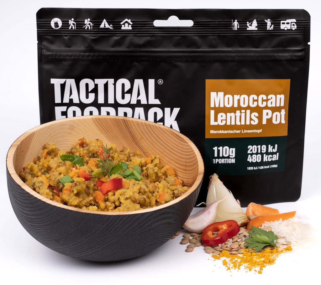 Tactical Foodpack | Moroccan Lentils Pot 110g - Lenticchie