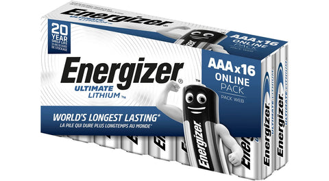 batterie AAA energizer al litio consigliate da Paolo di backpacco