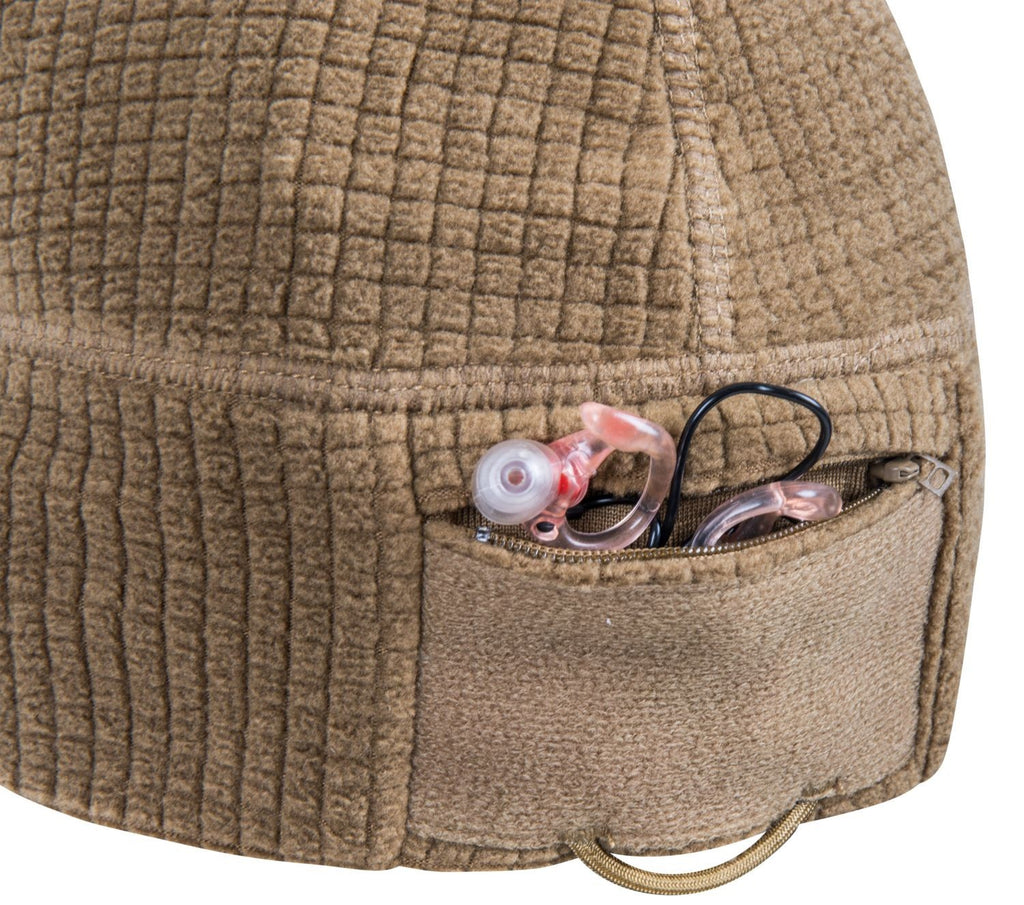 HELIKON-TEX | RANGE BEANIE CAP GRID FLEECE - Cappello in pile leggero da poligono