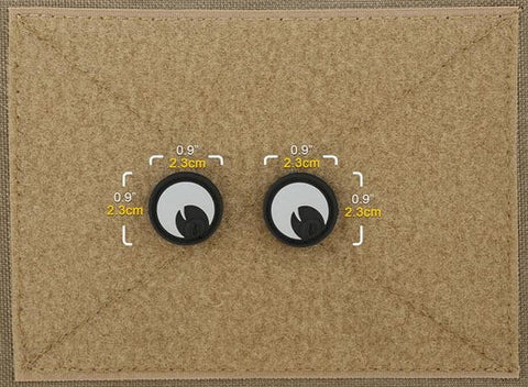 PATCH VELCRO MAXPEDITION PVC - GOOGLY EYES