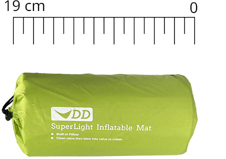 misure superlight inflatable mat dd